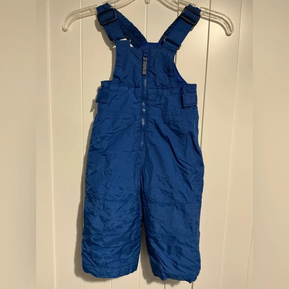 Columbia Toddler 2T Blue Snow Bib Pants Waterproof Insulated Winter Overalls - Picture 4 of 8